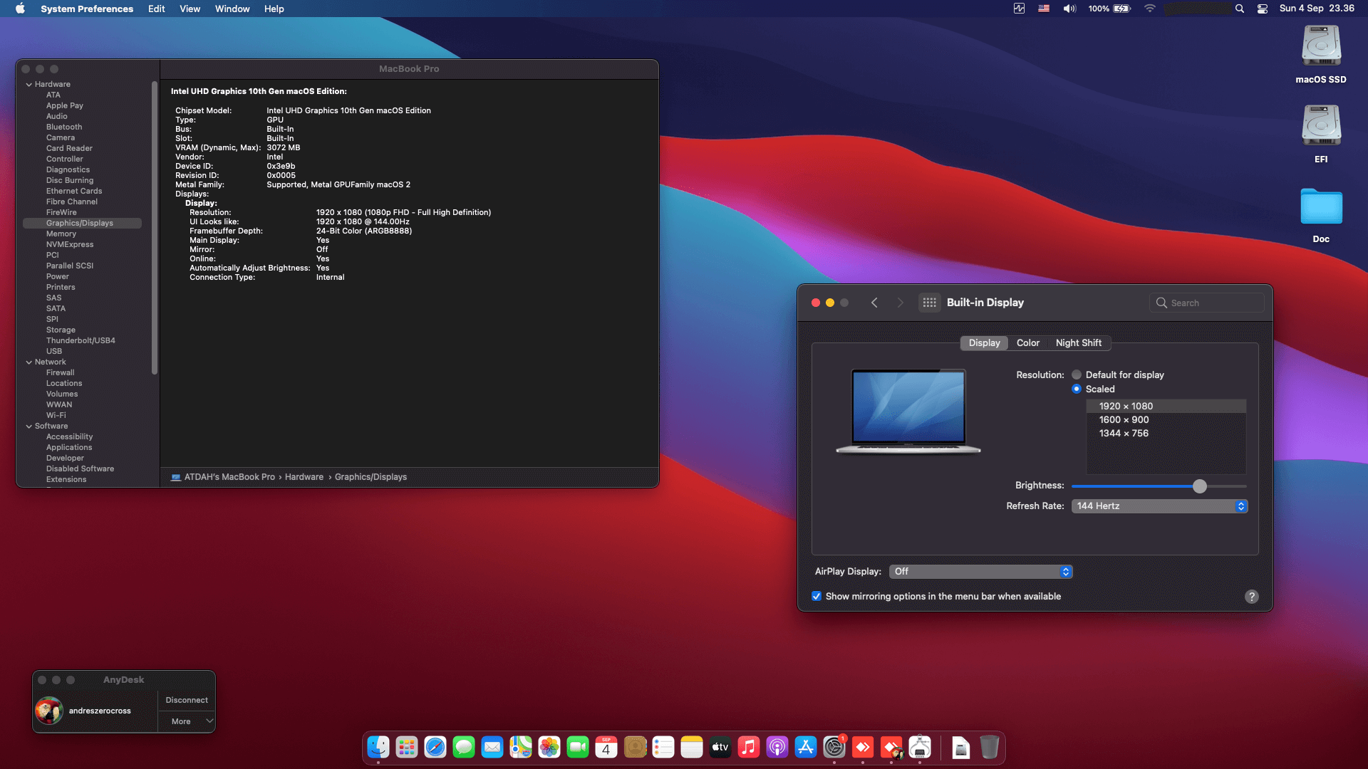 Asus ROG STRIX G15 G512LI I565B6T 2nd [CometLake   Intel UHD 10Th Gen + I2C]   OpenCore 1